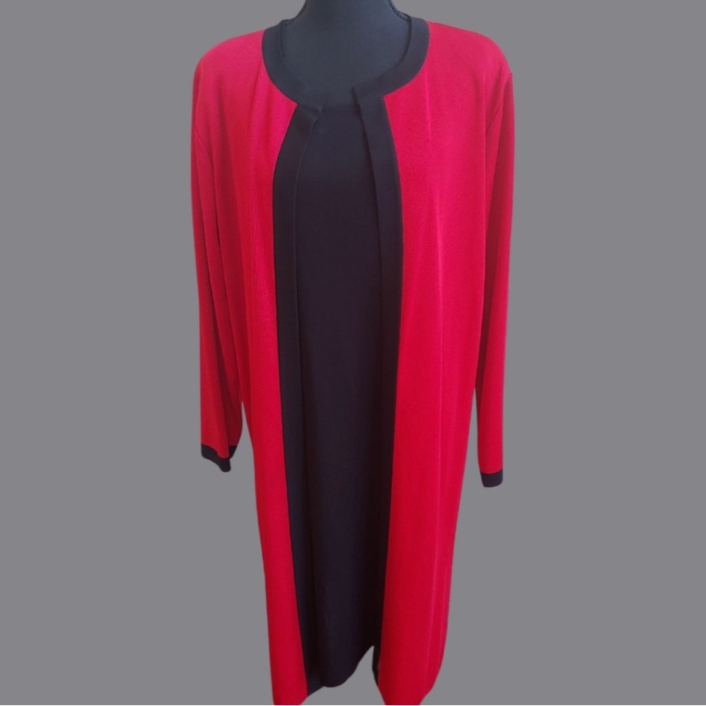 Exclusively Misook Long Open Front Cardigan- Medi… - image 4